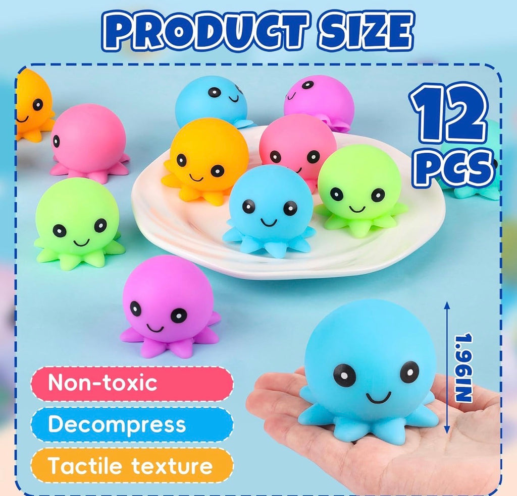 🐙 Foam Filled Octopus Squishy
