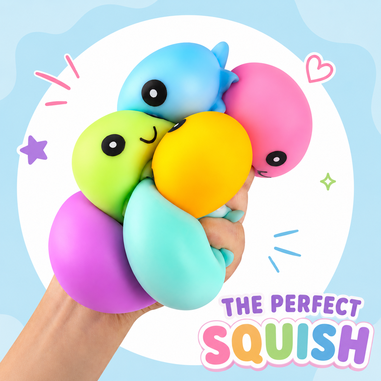 🐙 Foam Filled Octopus Squishy