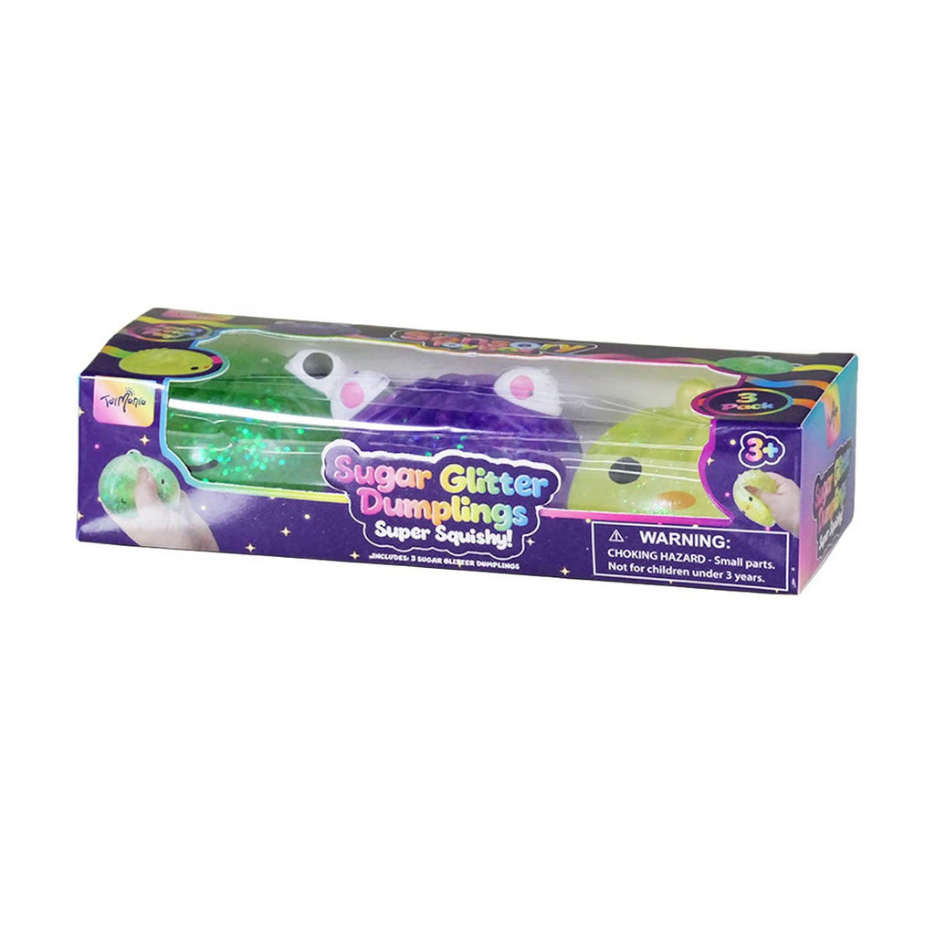 Sugar Glitter Squishy Dumplings Set 3pc