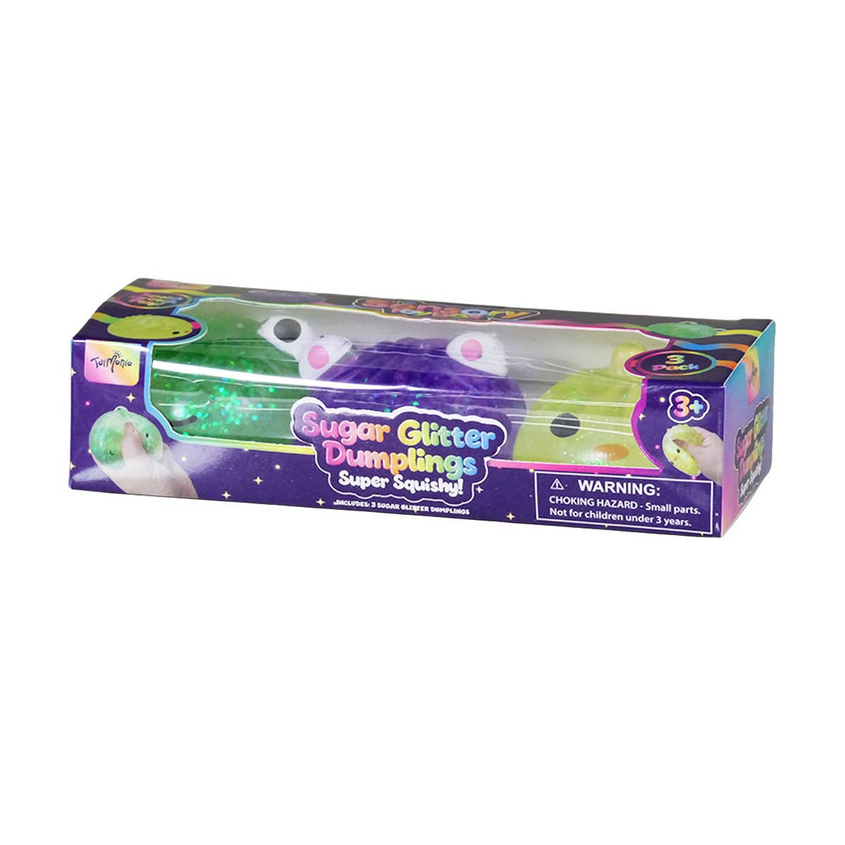 Sugar Glitter Squishy Dumplings Set 3pc