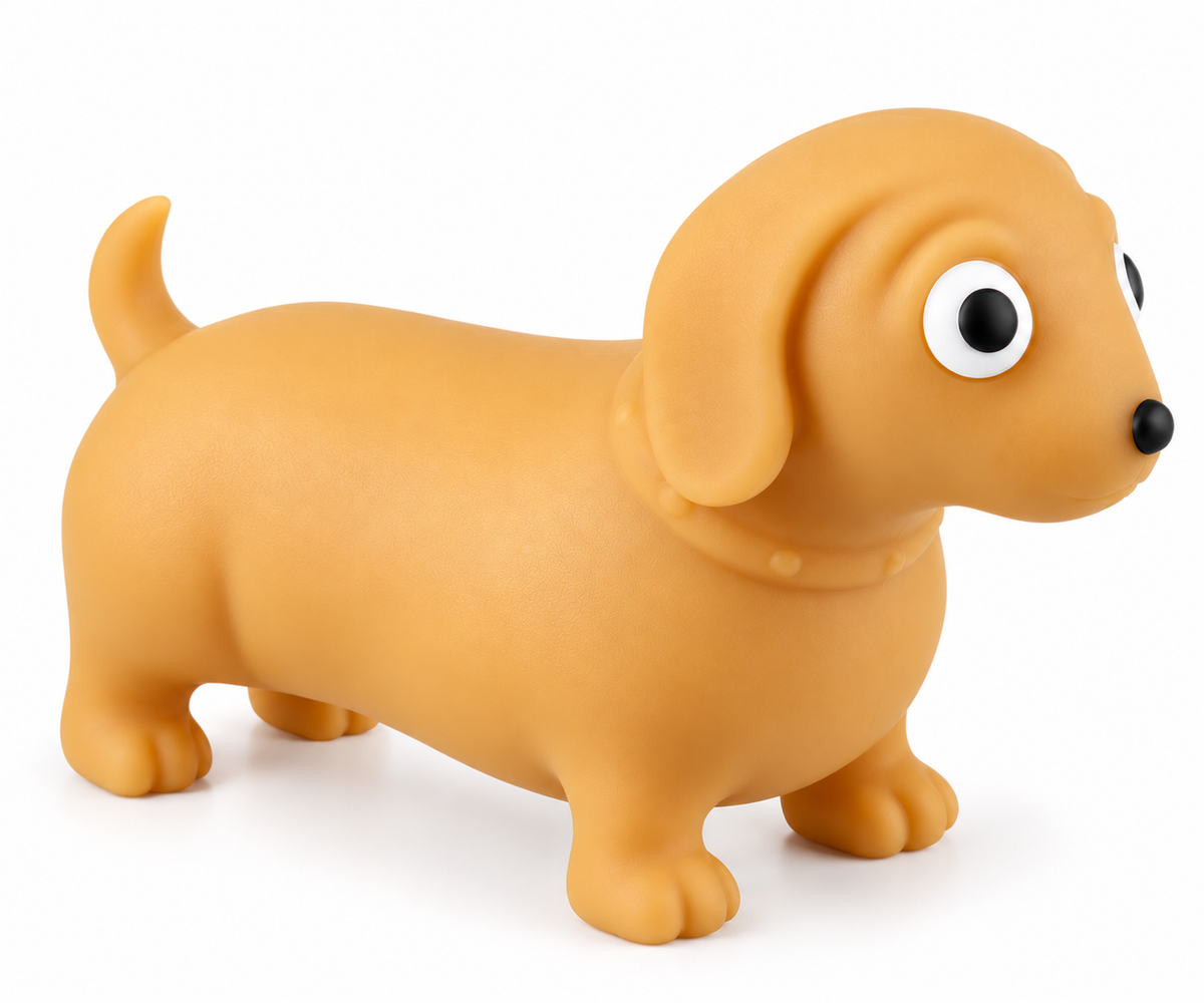 🐶 Foam-Filled Dachshund Squishy