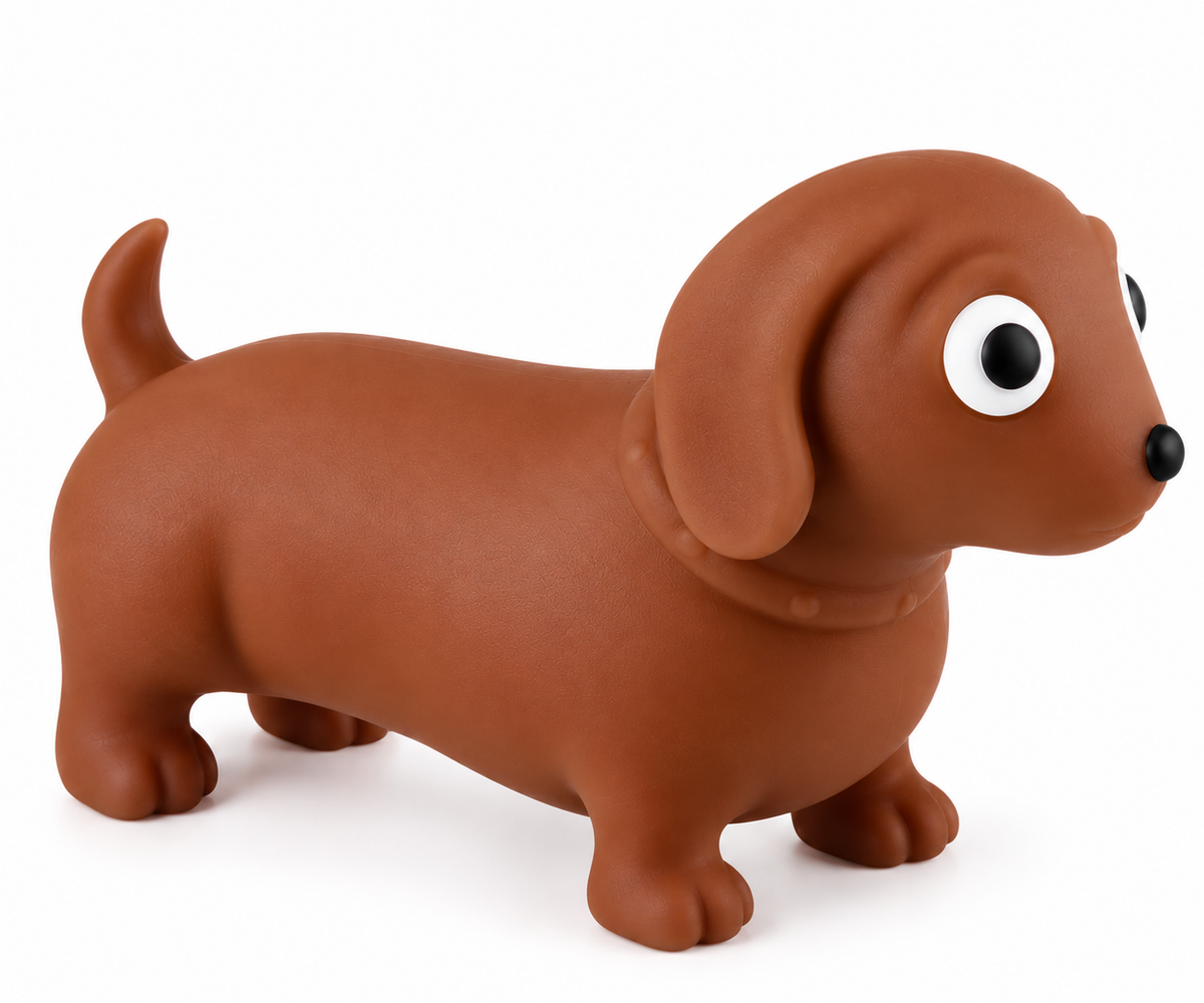 🐶 Foam-Filled Dachshund Squishy