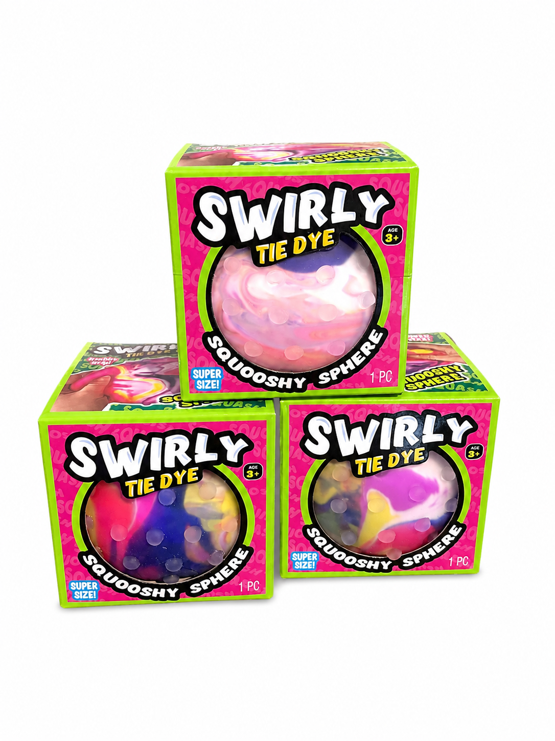 Swirly Tie Dye Jumbo Squish
