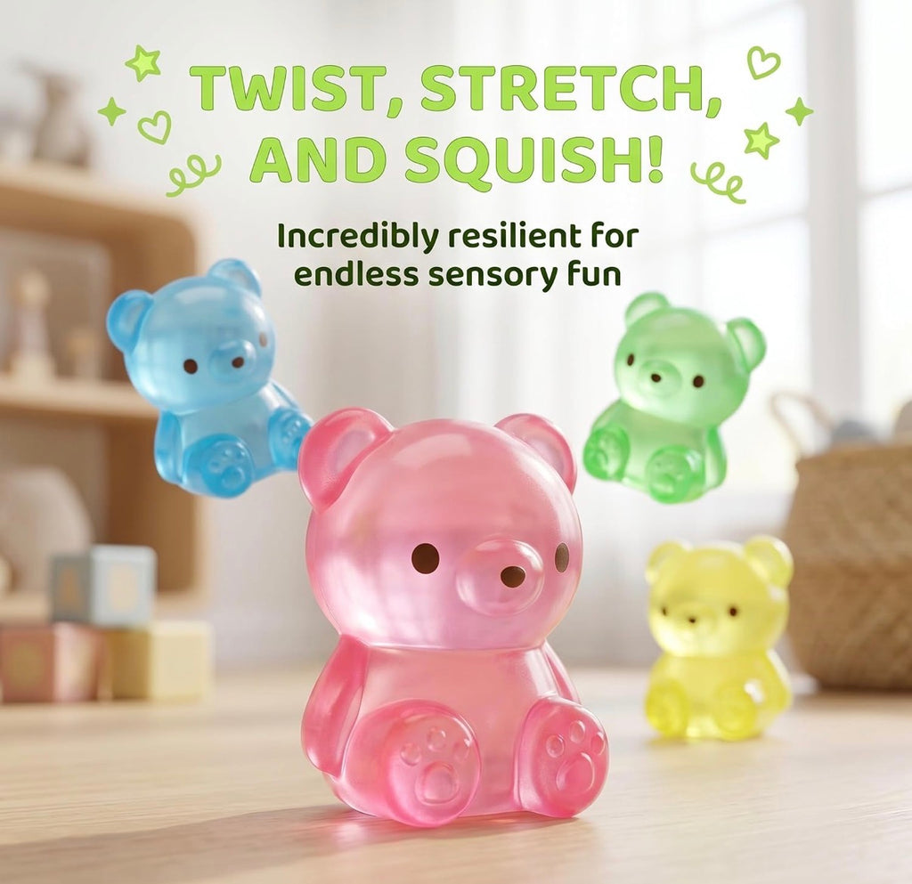 Glow-in-the-Dark Sugar Bear Squishy 🐻✨