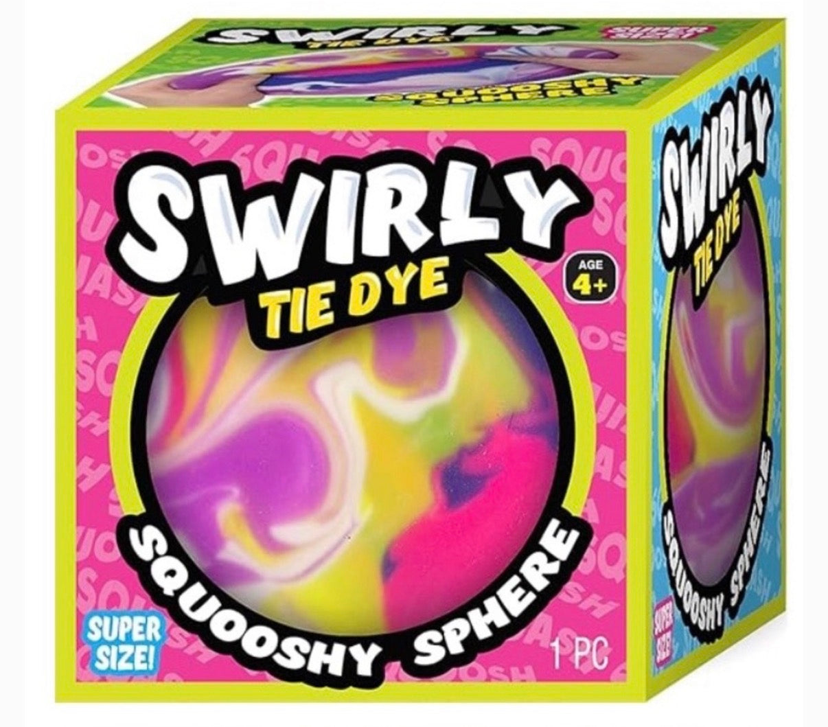 Swirly Tie Dye Jumbo Squish