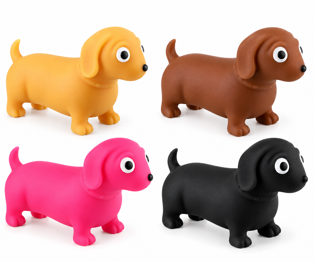 🐶 Foam-Filled Dachshund Squishy
