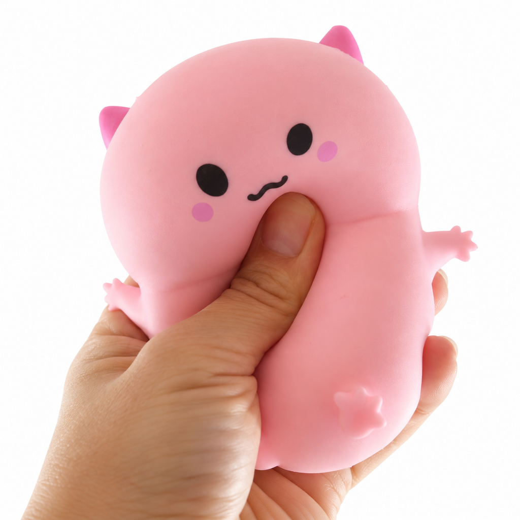 Marshmallow Axolotl Squish