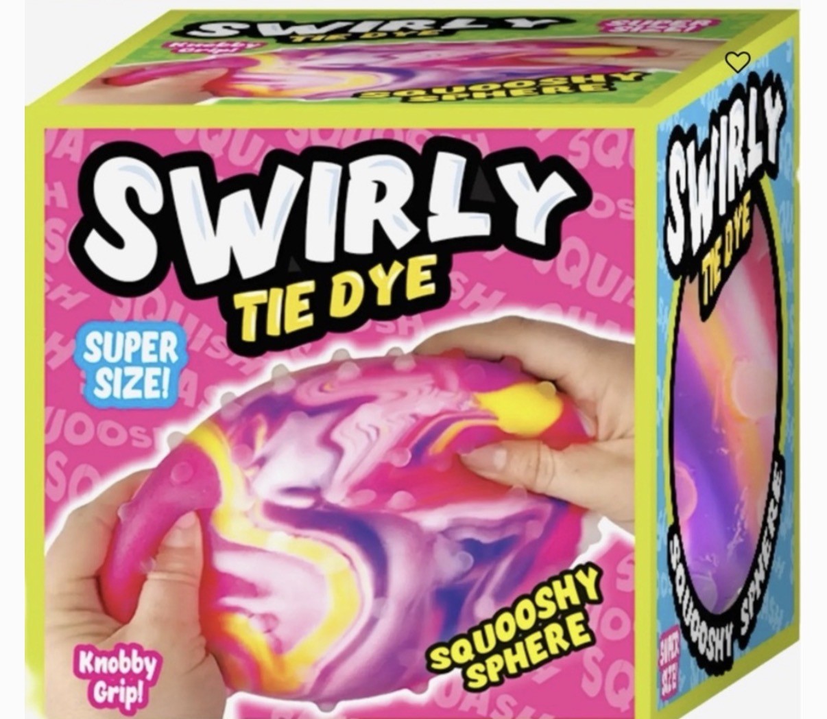 Swirly Tie Dye Jumbo Squish