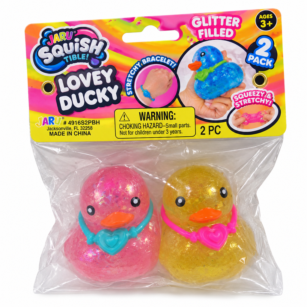 JaRu Lovey Ducky Sugar Squish (2-pack)