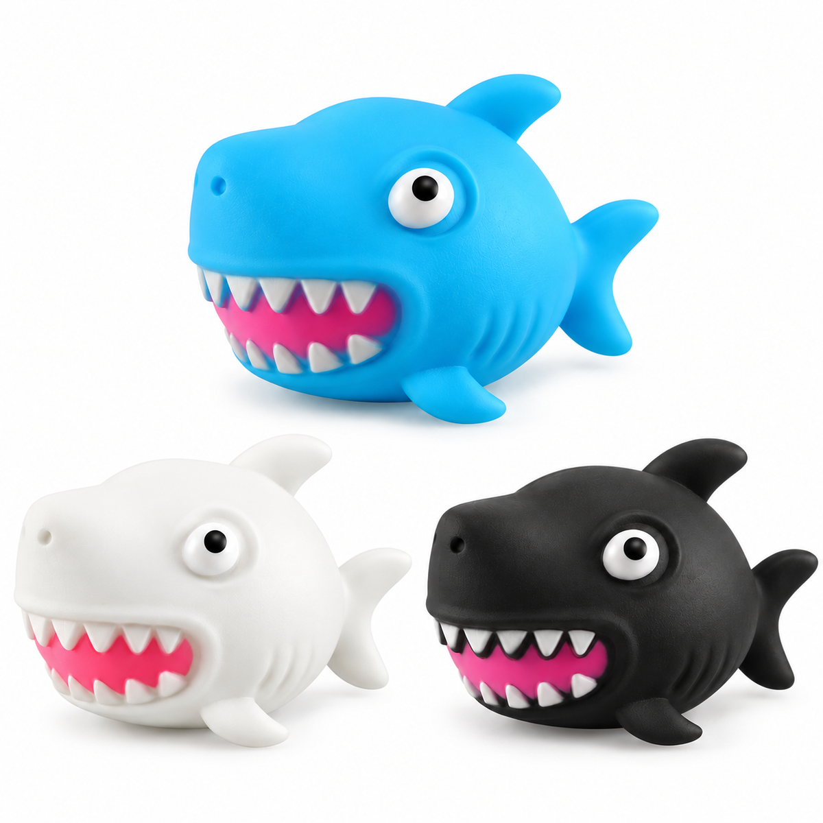 🦈 Foam-Filled Shark Squishy