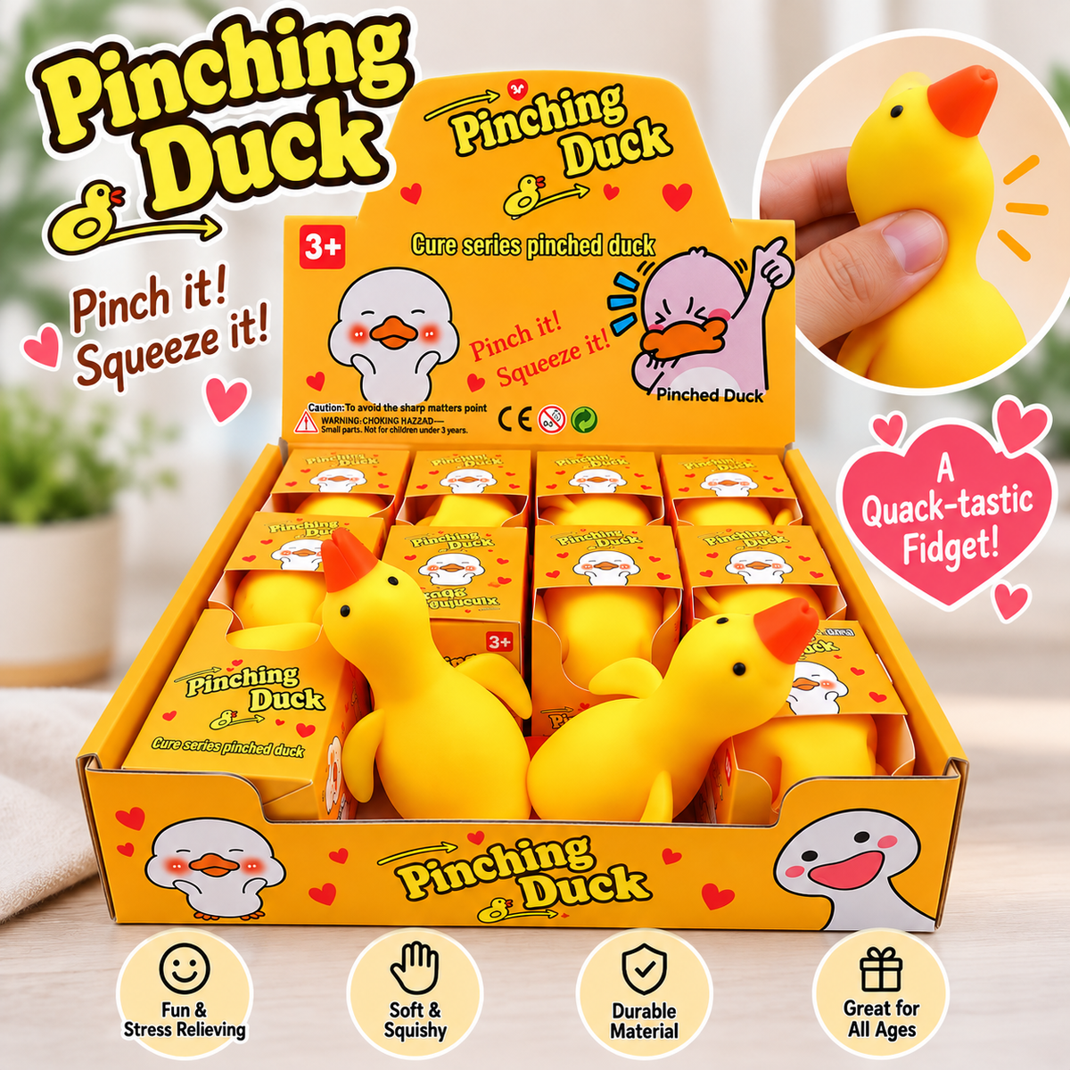 🦆 Pinching Duck Squishy