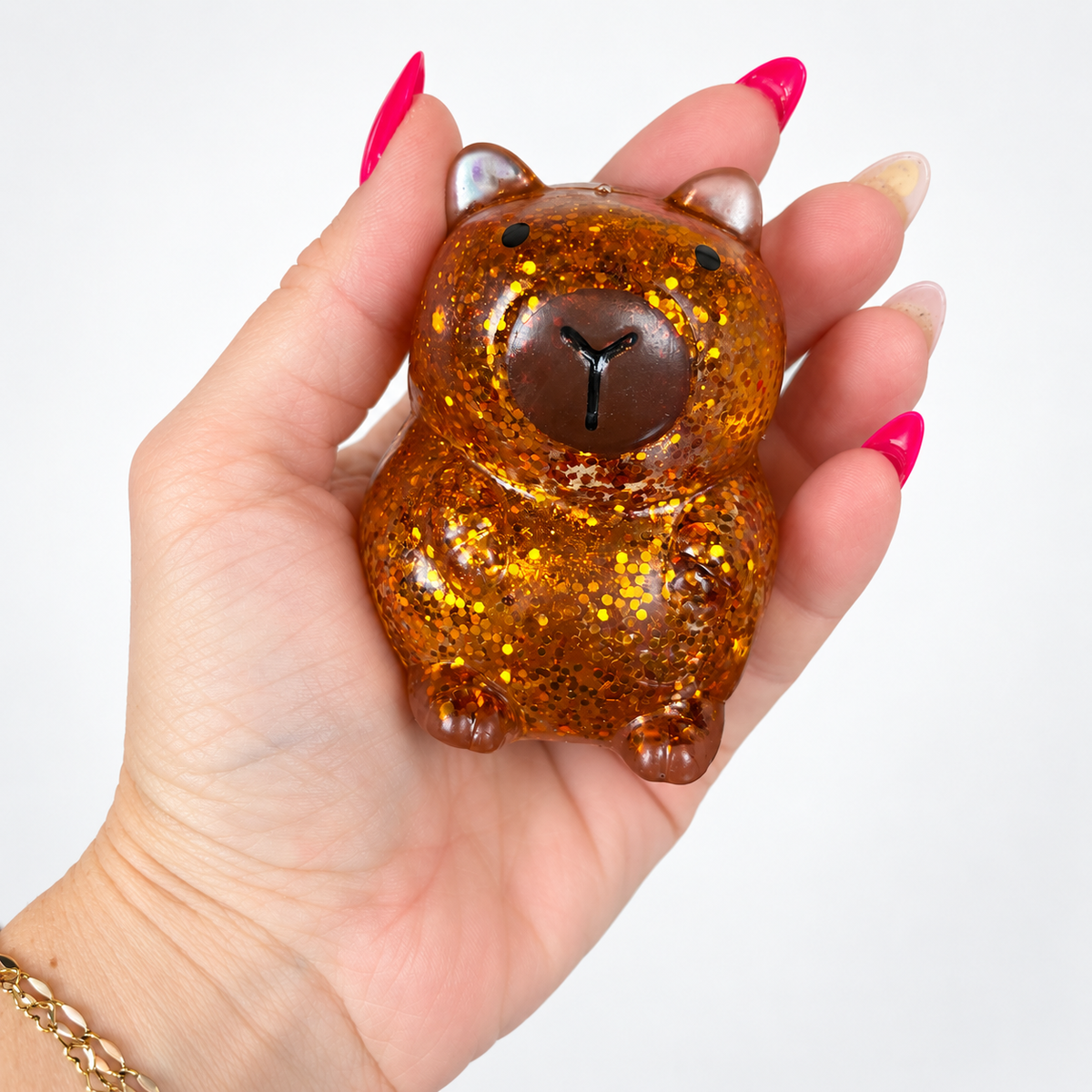 Glitter Sugar Capybara Squishy