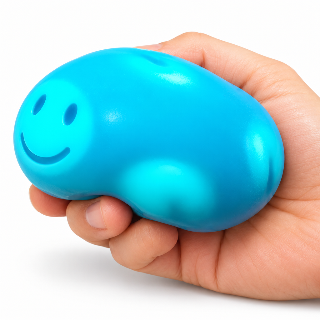 JARU Squish Attack Smiley Face Squooshy Sphere