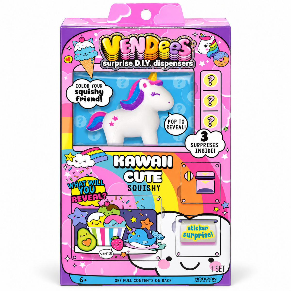 Vendees Kawaii Cute DIY Unicorn Squishy Surprise Kit