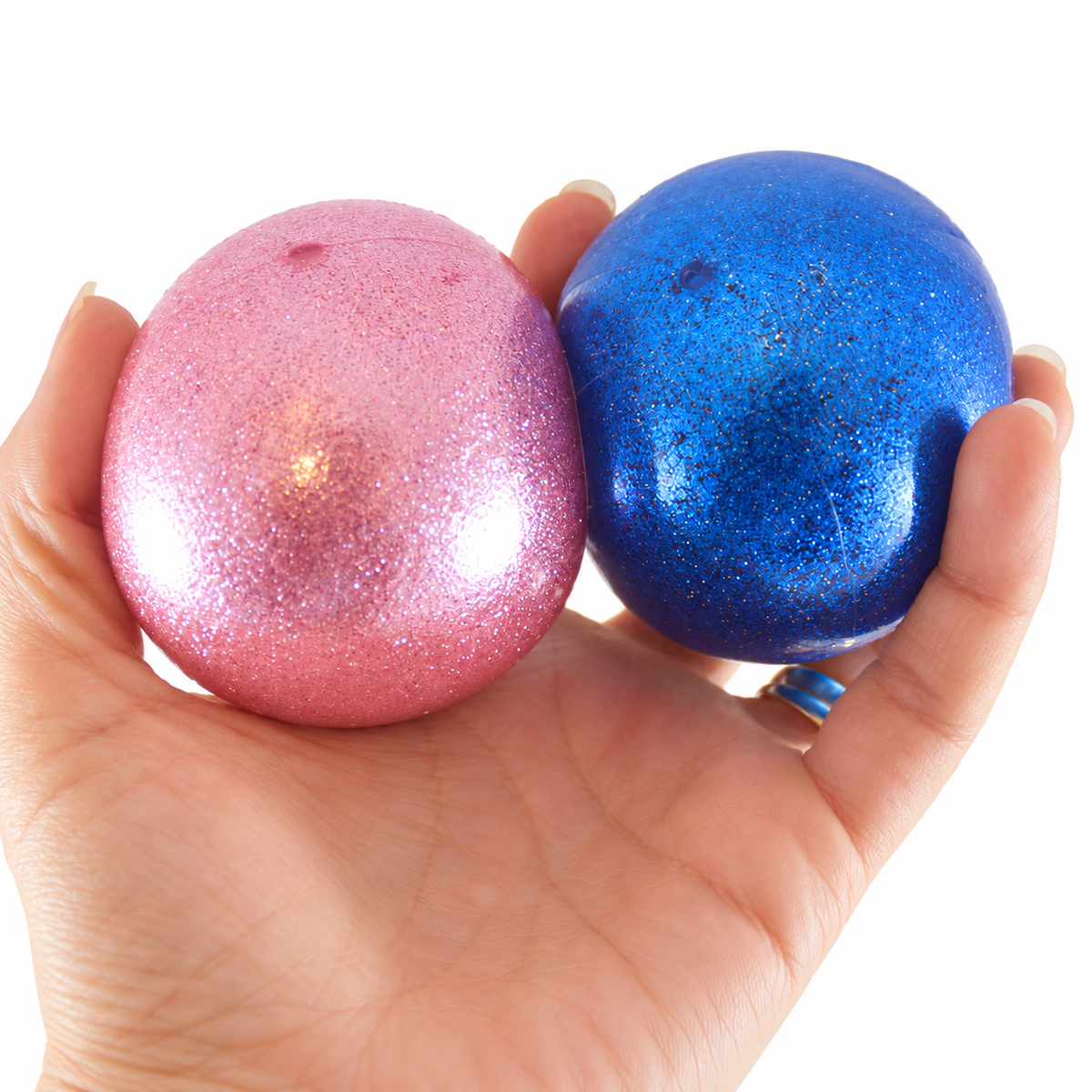 Metallic Glitter Gel Squishy Ball ✨