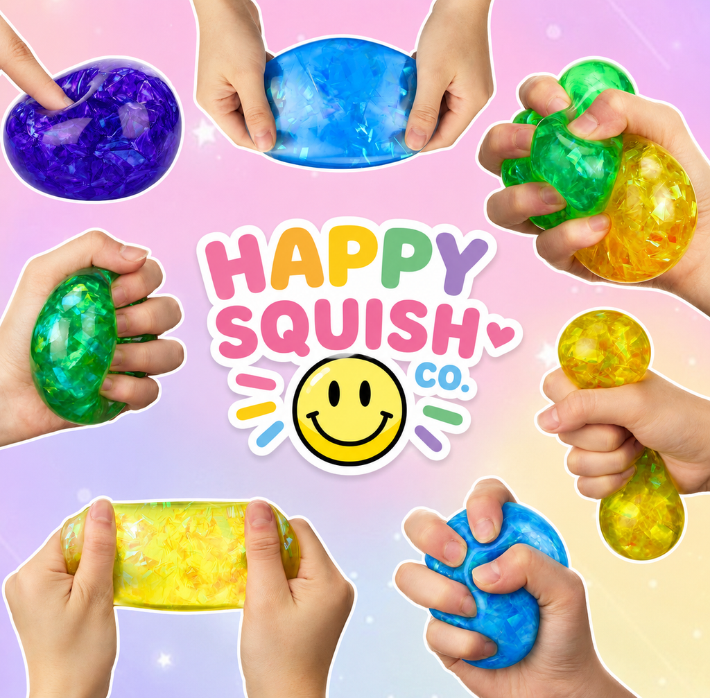Iridescent Confetti Stress Ball