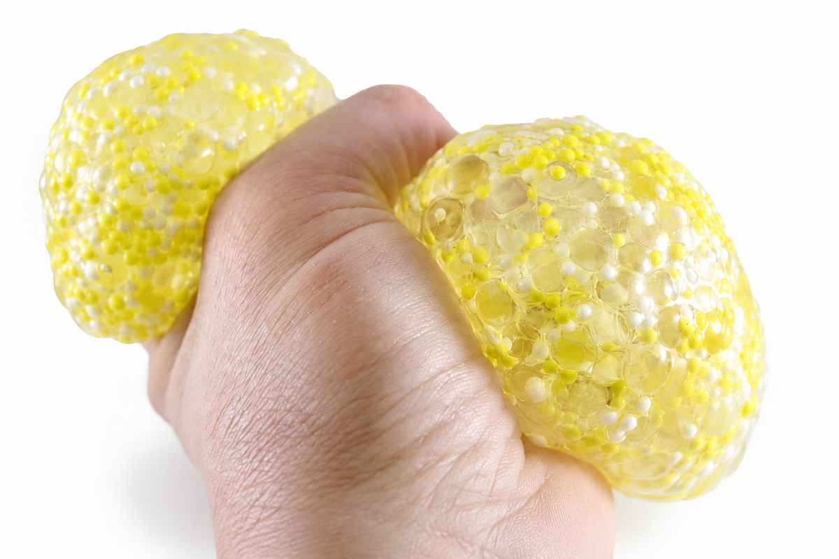 Jumbo Confetti Coconut Oil Stress Ball ✨
