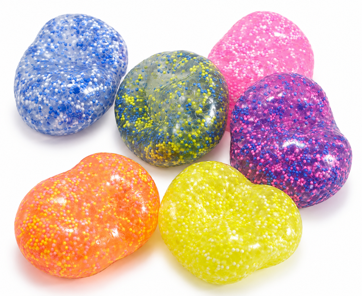 Jumbo Confetti Coconut Oil Stress Ball ✨
