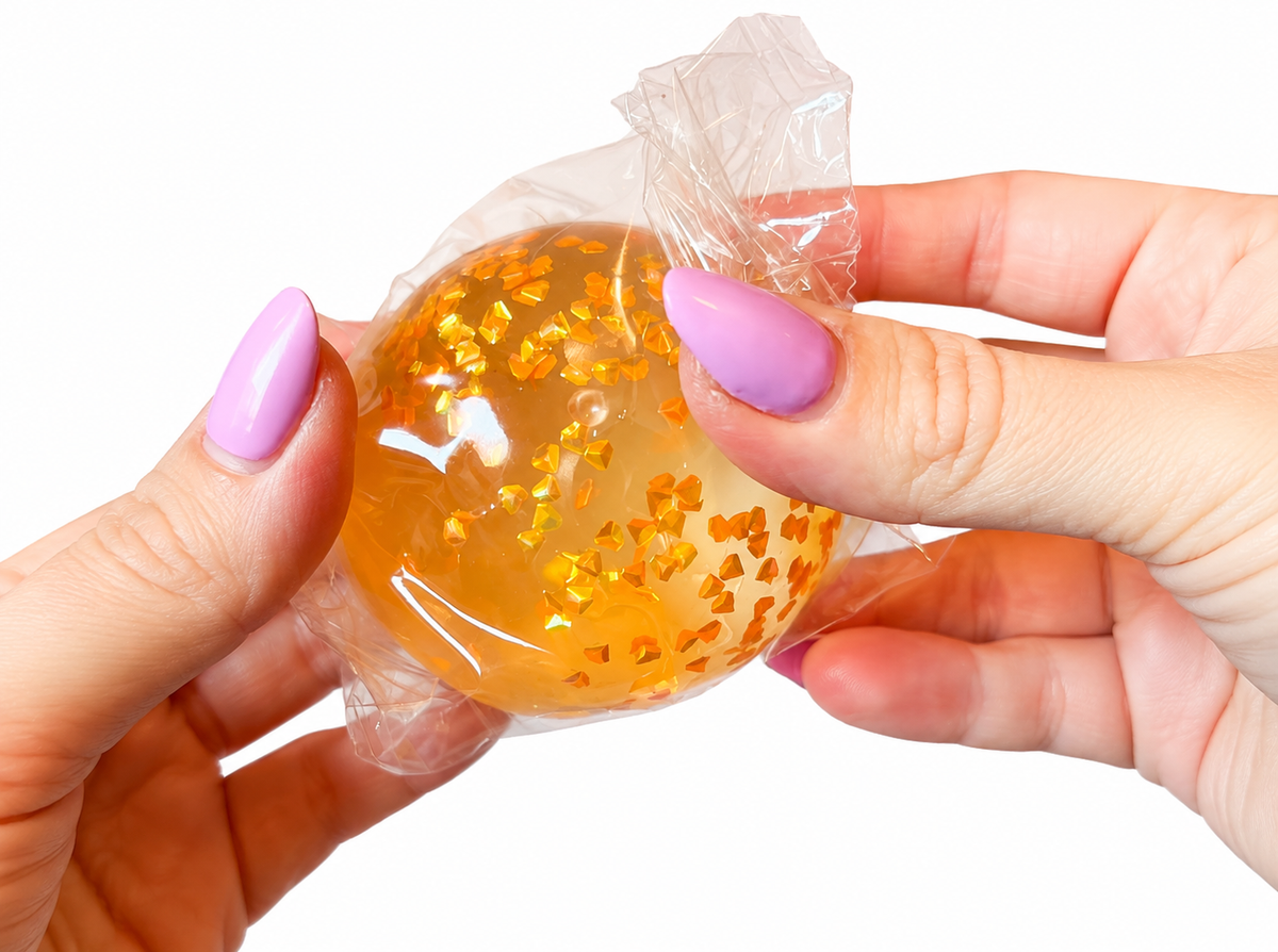 ✨ Glitter Gem Sugar Squishy